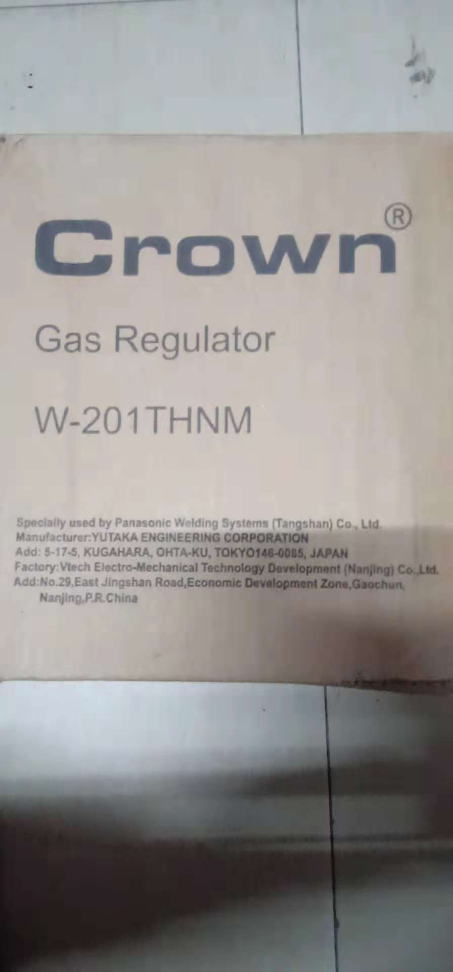 供应Crown双级式气体调节器W-201 THNM