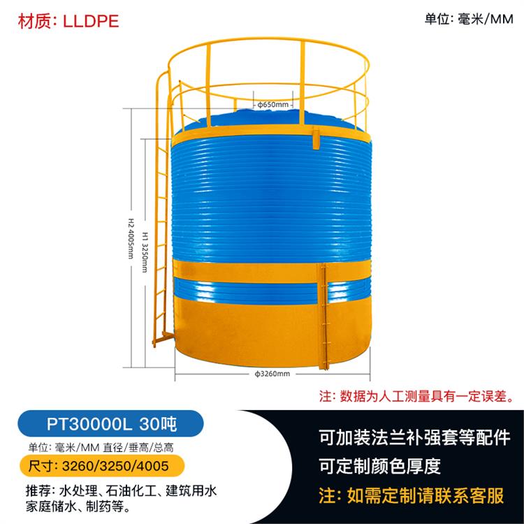 300L蓄水罐 塑料储罐制品 尺寸厚度厂家定制