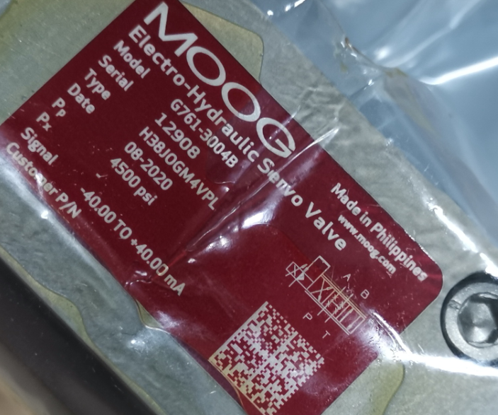 MOOG穆格伺服阀D634-341C电动铸铁液压伺服阀工程设备现货