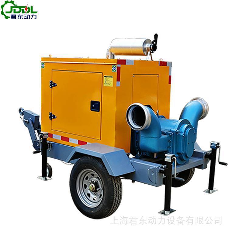 君东动力防汛排涝移动泵车 200立方柴油机水泵凸轮转子泵