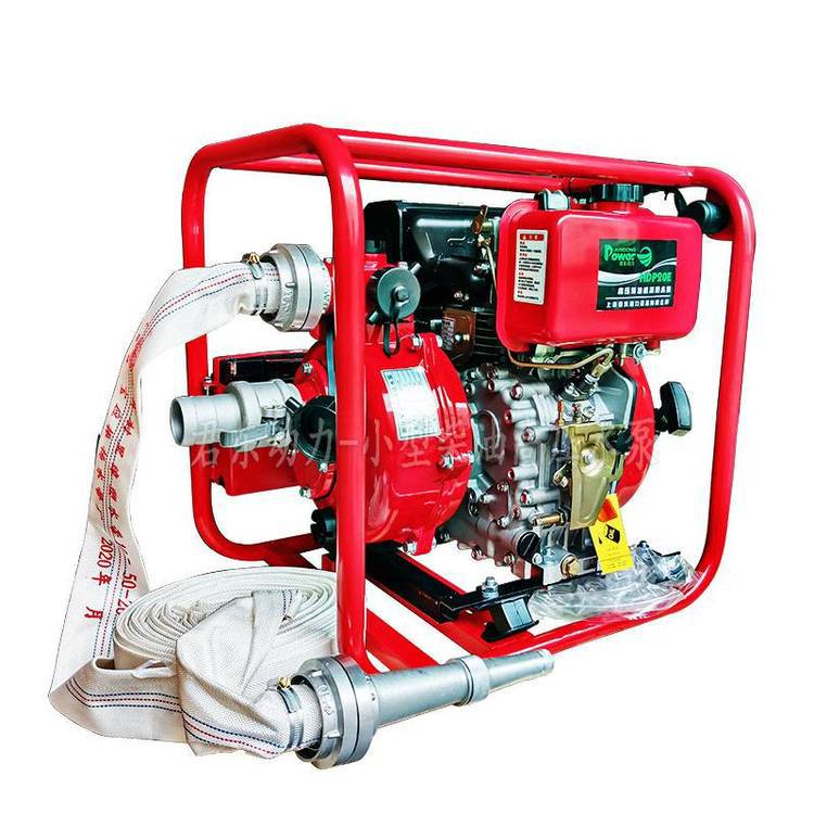 君东动力3寸70米高扬程柴油机水泵 12马力电启动消防应急泵