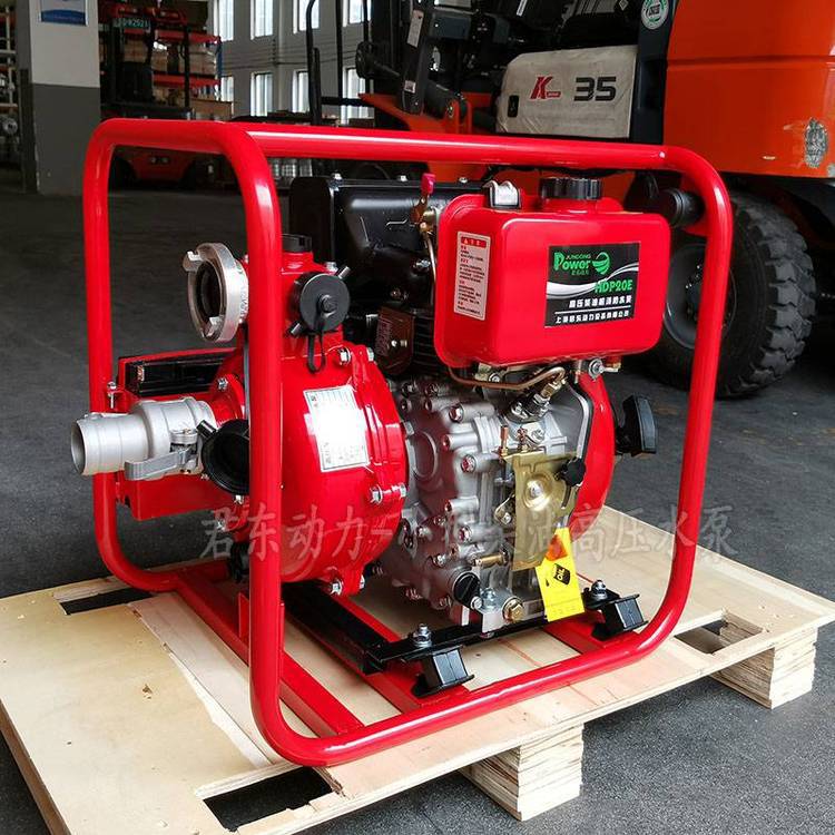 君东动力3寸70米高扬程柴油机水泵 12马力电启动消防应急泵