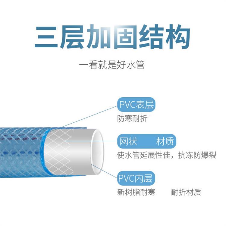 pvc纤维增强软管 PVC钢丝透明软管