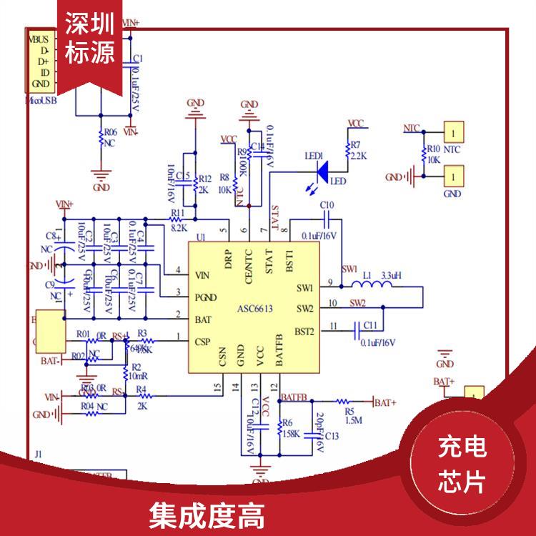 快充充電IC 內置了多種保護功能 能確保設備的安全運行