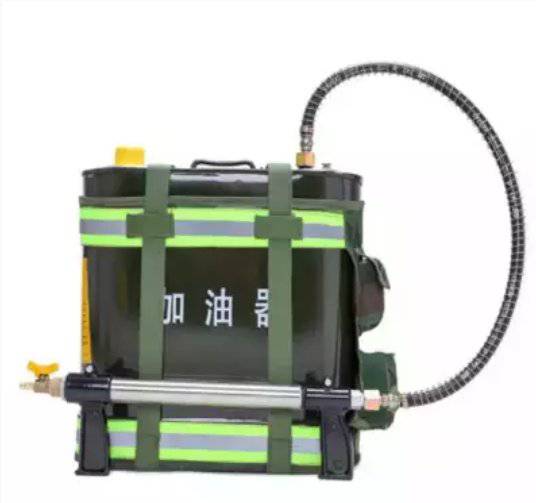 森林消防加油器 灭火机加油器 消防背负式油桶 背油桶 背水桶 便携式金属桶便携式汽油桶 森林加油器