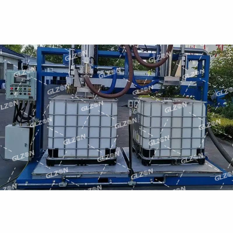 1000L吨桶陶瓷墨水灌装机-强酸强碱灌装机生产设备