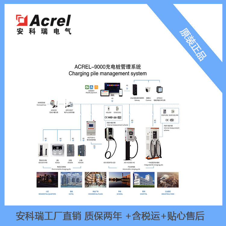 安科瑞充电桩收费运营云平台AcrelCloud9000一站式服务云平台