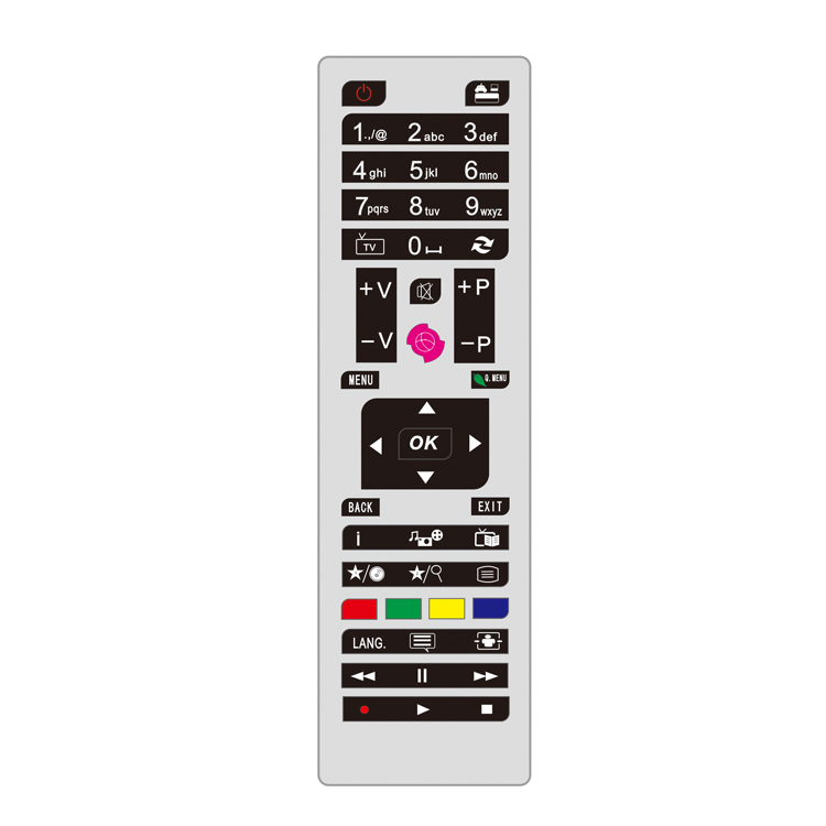 led杂牌液晶电视遥控器 KGL2044 白色或银色