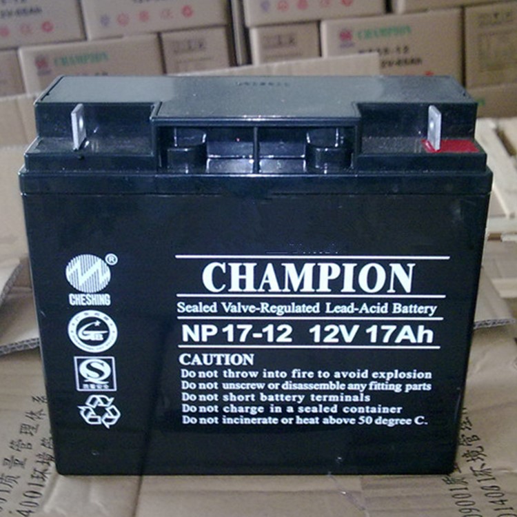 CHAMPION蓄电池NP17-12 电梯应急EPS消防