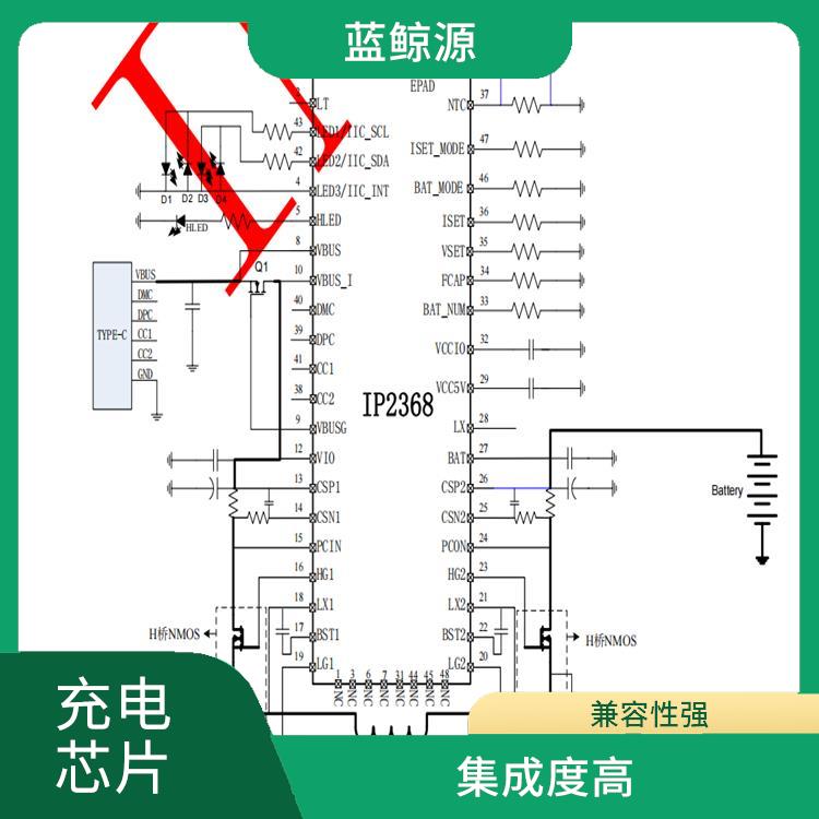 大功率升降壓充電芯片 具有通信接口 可適用于多種應(yīng)用場(chǎng)景