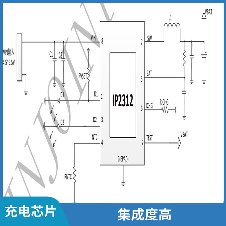 充電速度快 實現(xiàn)較好的充電監(jiān)測功能 IP2312現(xiàn)貨