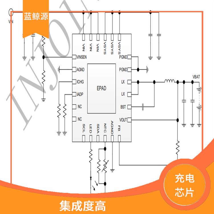 低功耗設(shè)計 開關(guān)型降壓充電芯片 具有多種保護功能