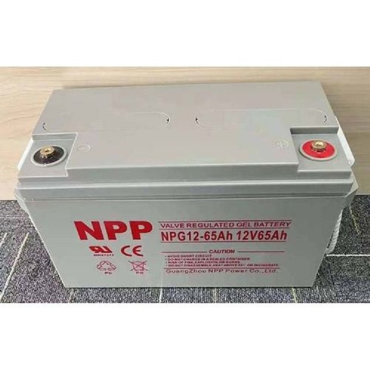 NPP耐普蓄电池12V65AH大容量胶体NPG12-65直流屏