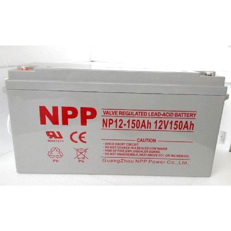 NPP耐普胶体蓄电NPG12-150AH 12V150AH机房光伏UPS直流屏