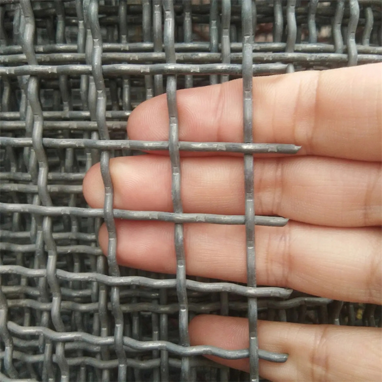14目不锈钢产床钢丝网|养猪轧花网|黑钢丝编织矿筛网