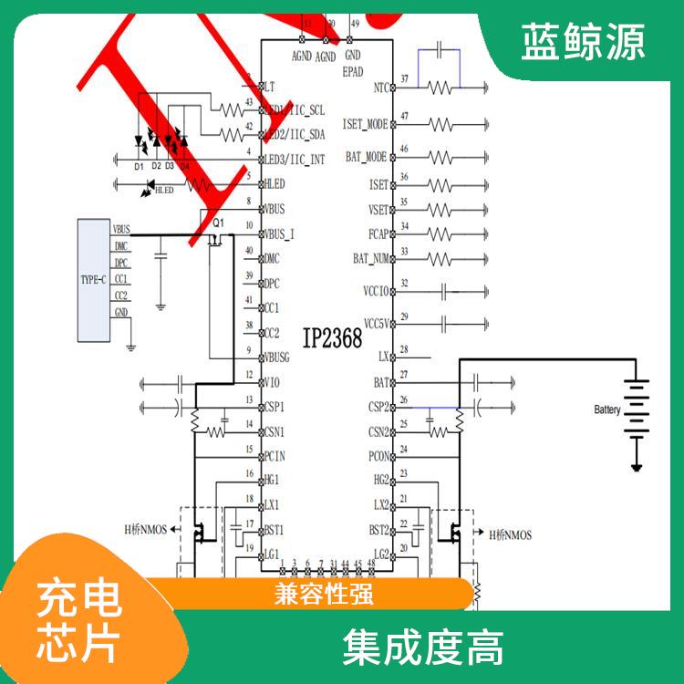 升降压充电芯片 兼容性强 具有多种保护功能