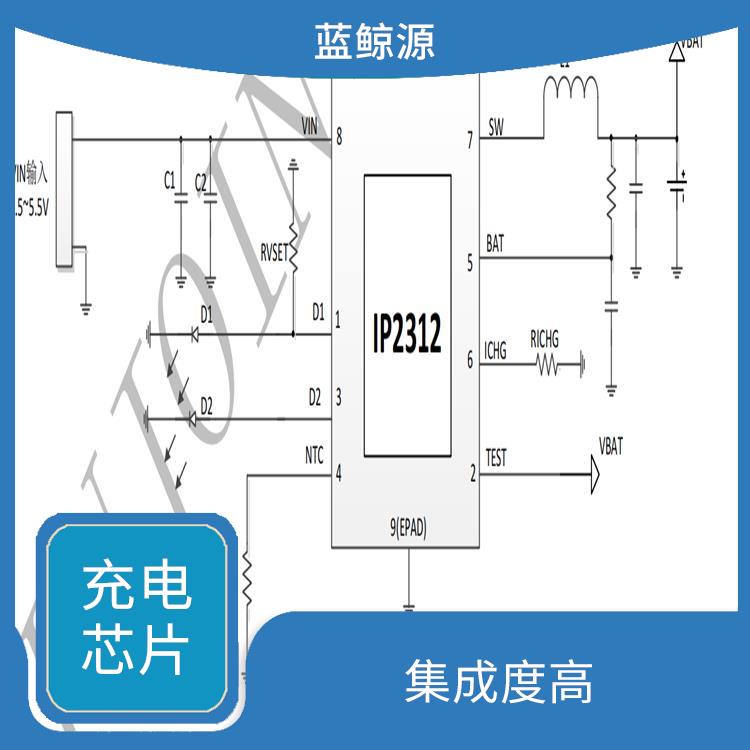 IP2312 保證較優(yōu)的充電狀態(tài) 集成了多種功能模塊