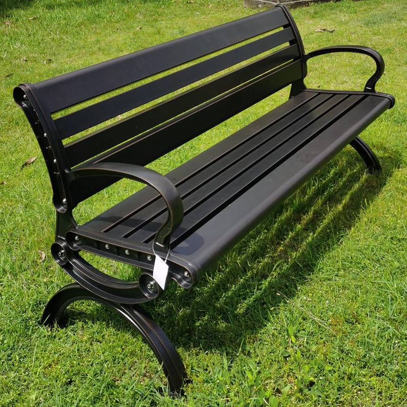 景区户外休闲座椅防腐防晒防潮户外铸铝公园椅子