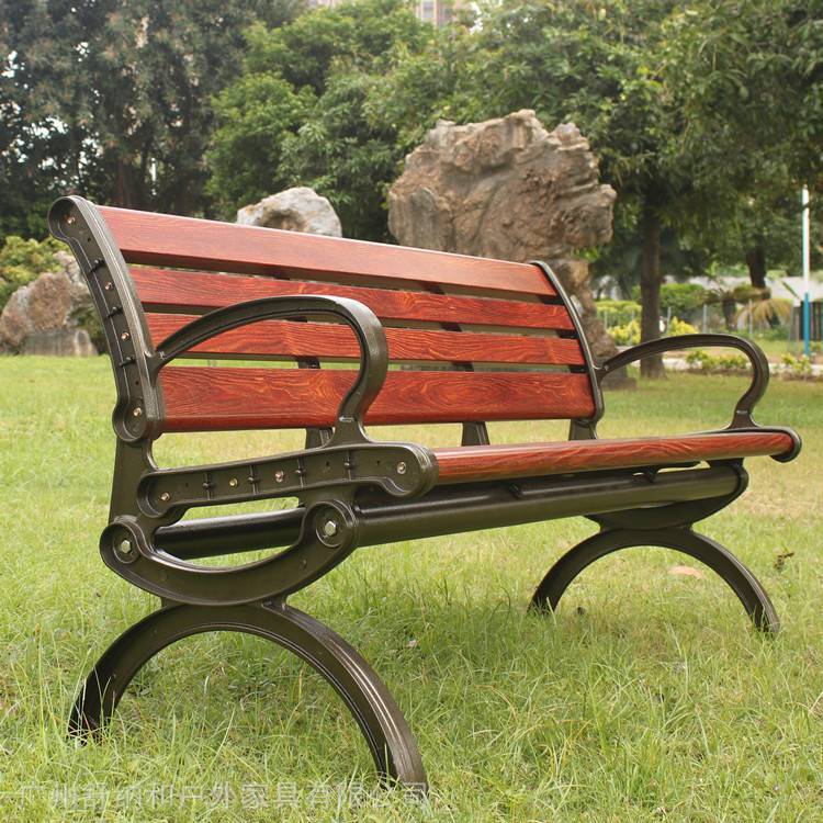 公共区域使用的铸铝材质户外公园椅支持定制