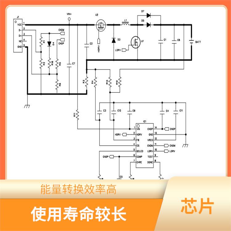 通常采用低功耗设计 同步整流升降压芯片 集成度高