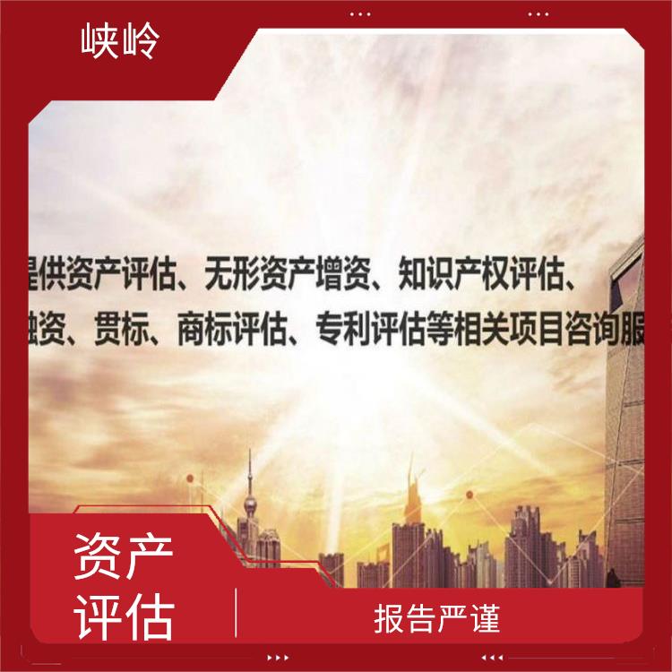 自贡资质价值评估收费依据 评估业务范围广