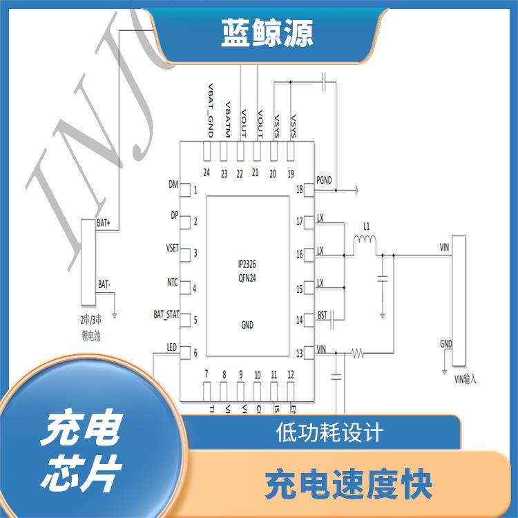 能夠?qū)崿F(xiàn)對電流電壓的準(zhǔn)確 升壓充電管理芯片