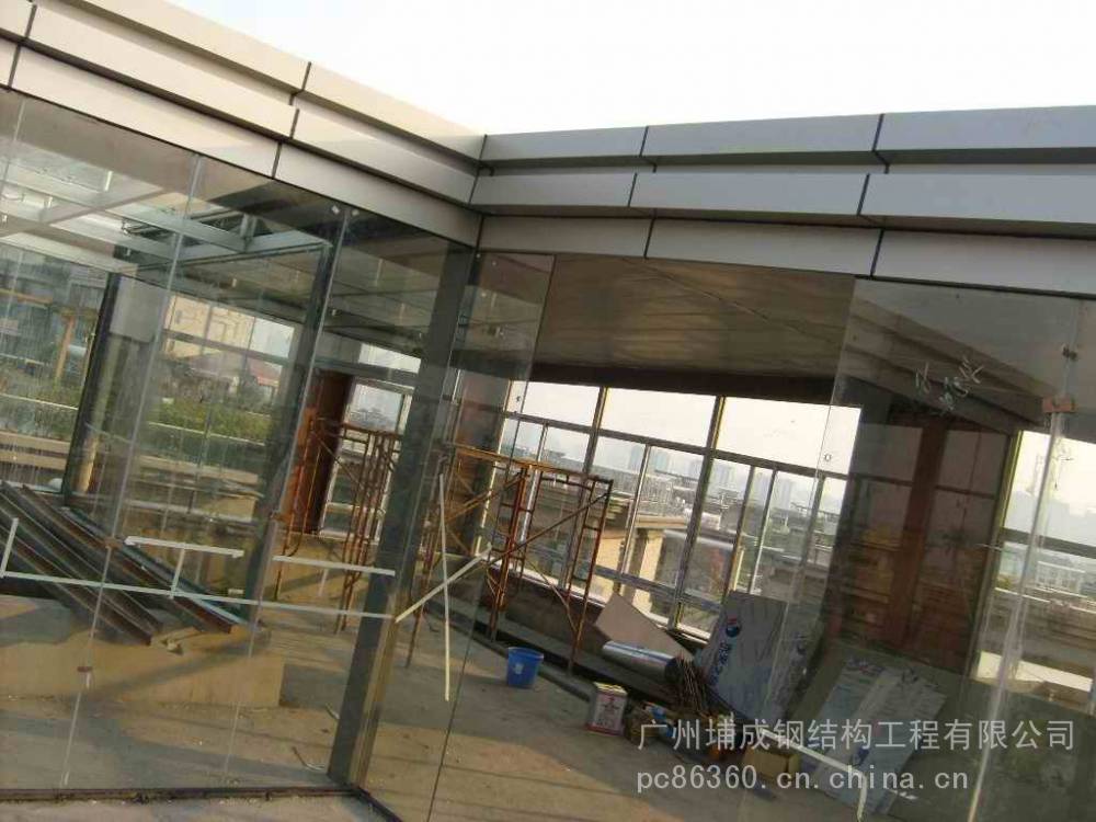 苏州市装修造型空间钢结构,钢结构重钢别墅框架加工制作