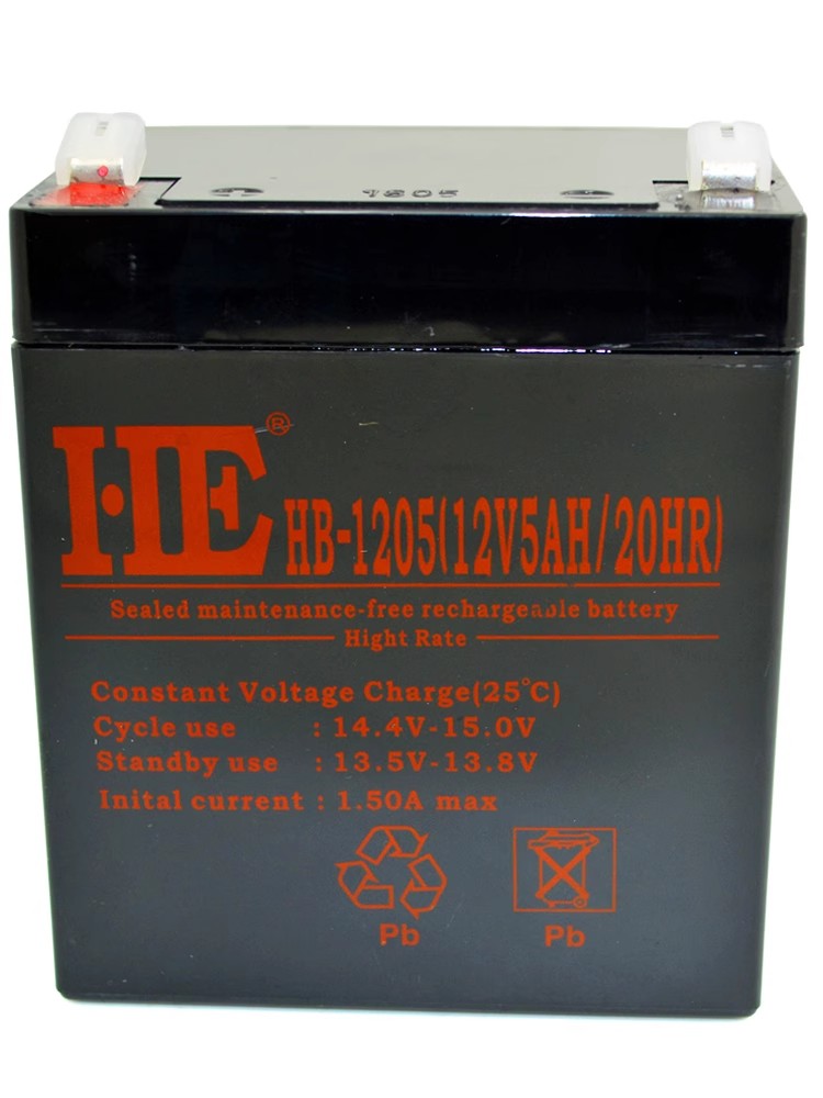 HE HB-1205 12V5AH UPS蓄电池门禁电源应急灯