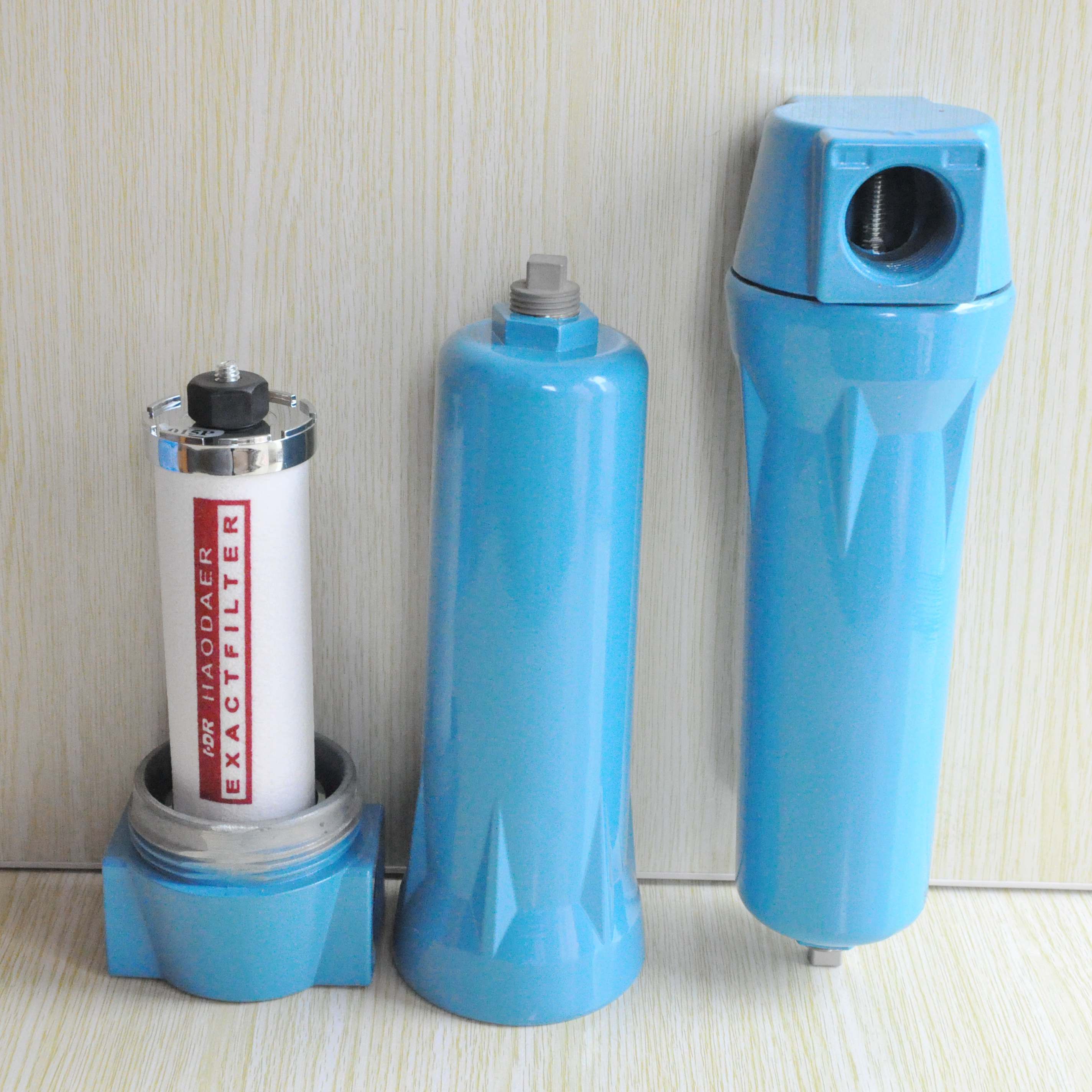 管道压缩空气油水分离过滤器 筒式空气过滤器 空气过滤器