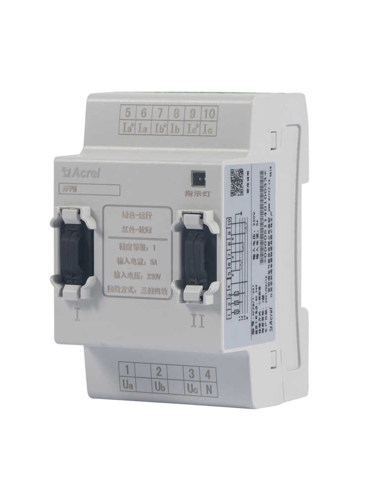 安科瑞AFPM/T-AVI消防设备电源三相监控从模块 监测1路三相交流电压电流 与主模块搭配