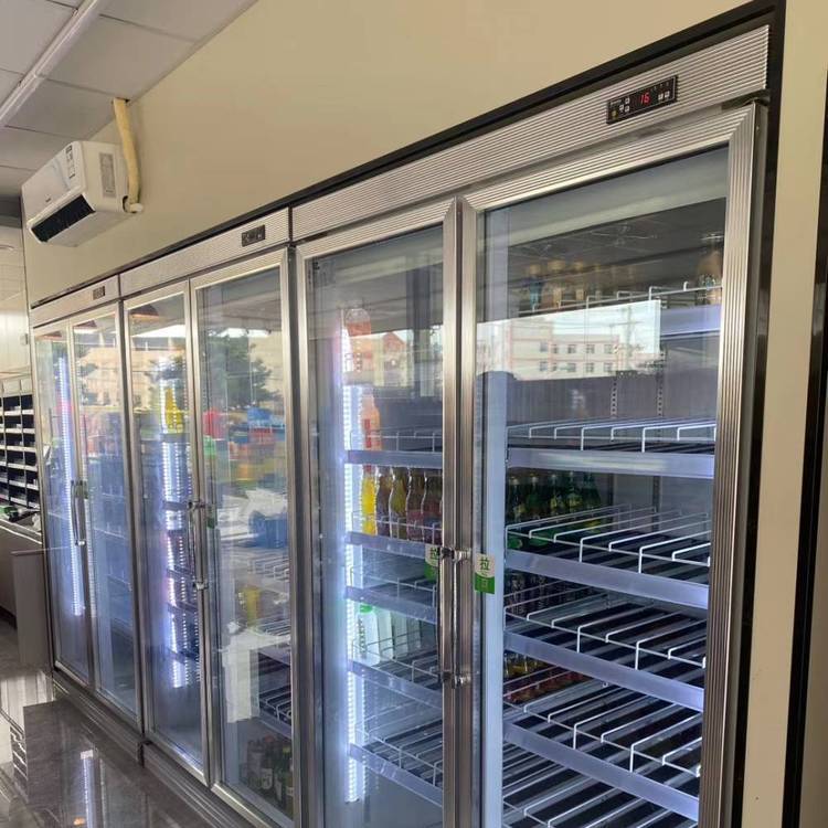 冷藏展示柜冰柜 立式风冷茶叶柜 双门外挂机两门分体饮料陈列冰箱