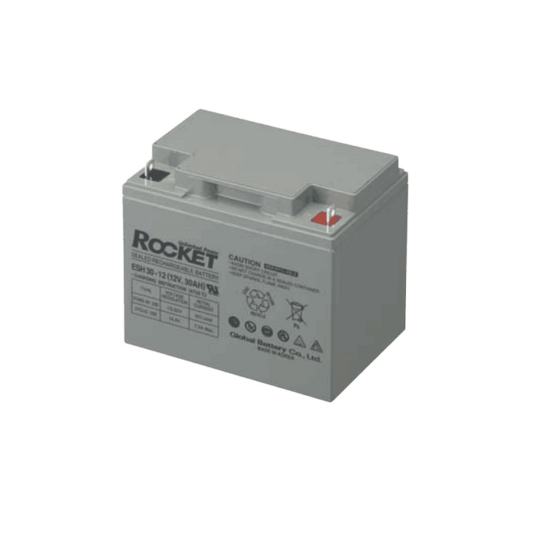 火箭ROCKET蓄电池ESH40-12 12V40AH免维护铅酸电池