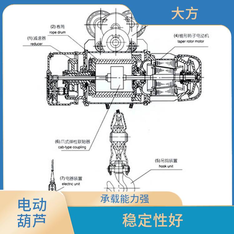 CD電動葫蘆 耐用性強 可靠性高