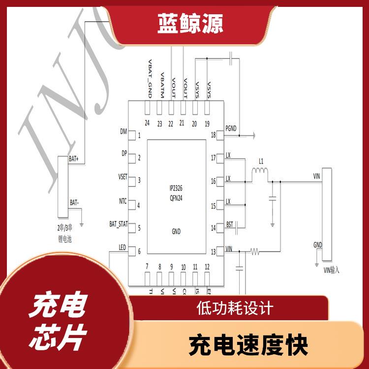 升压充电管理芯片 保证较优的充电状态 低功耗设计
