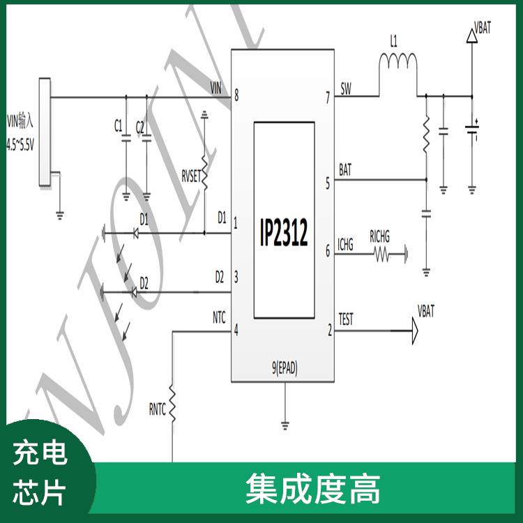 提高充電效率 充電芯片 實(shí)現(xiàn)較好的充電監(jiān)測功能