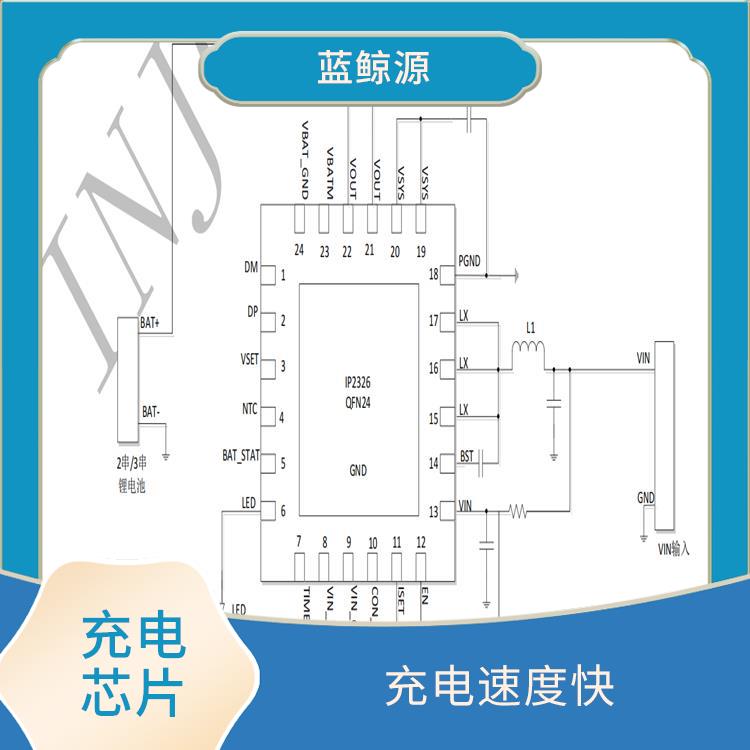 集成了多种功能模块 IP2326 延长电池寿命