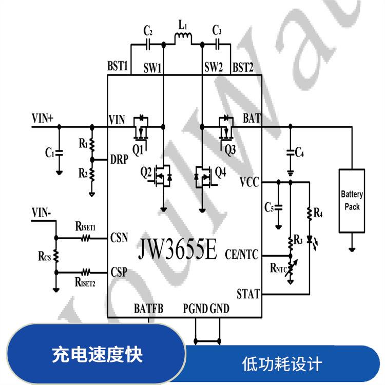 集成度高 能量转换效率高 JW3655E