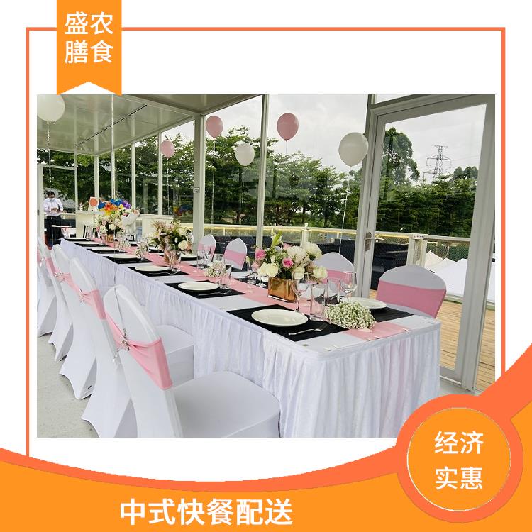 中新镇食堂承包工作餐团餐配送服务 宴会餐庆典送餐 提供一菜一价多样化的菜色自由消费