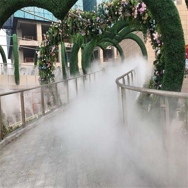 柳州售楼部景观喷淋上门安装 高压雾森系统