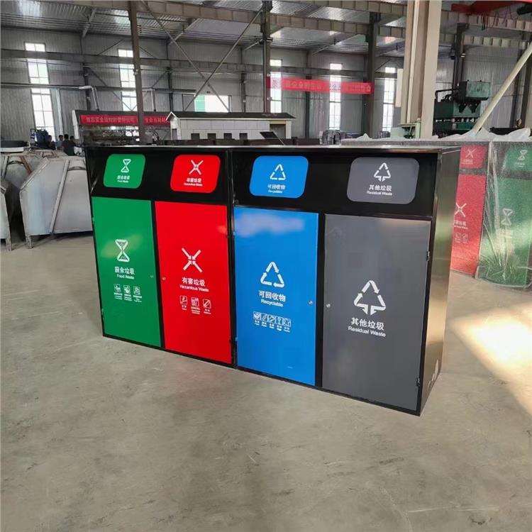 垃圾分类厢房四分类垃圾亭投放站 设计多元化 结构更稳定 北京垃圾分类房厂家货源