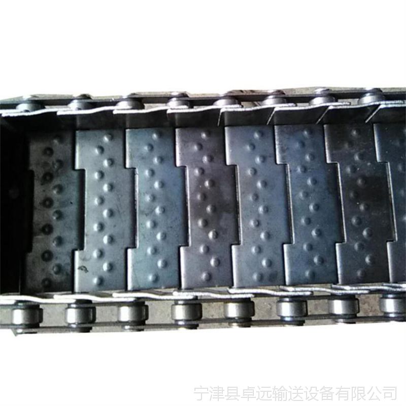 多种链板输送带定制碳钢排屑机传送板链可定尺寸