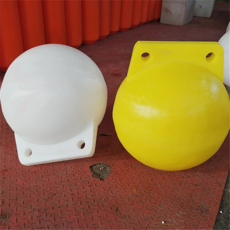 内河桥梁区域禁航围栏浮球 30公分40厘米PE塑料浮球