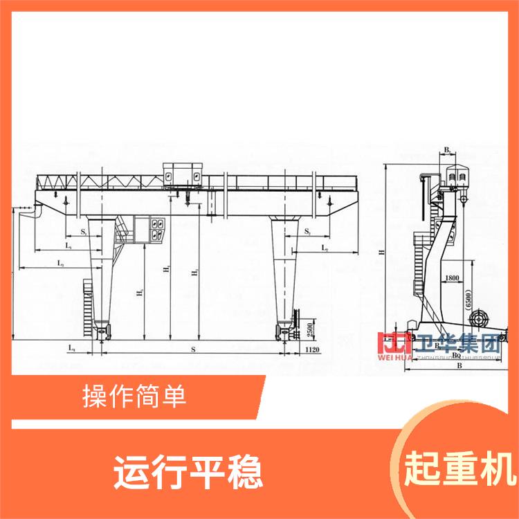 偏掛單梁門式起重機 起重量大 使用靈活