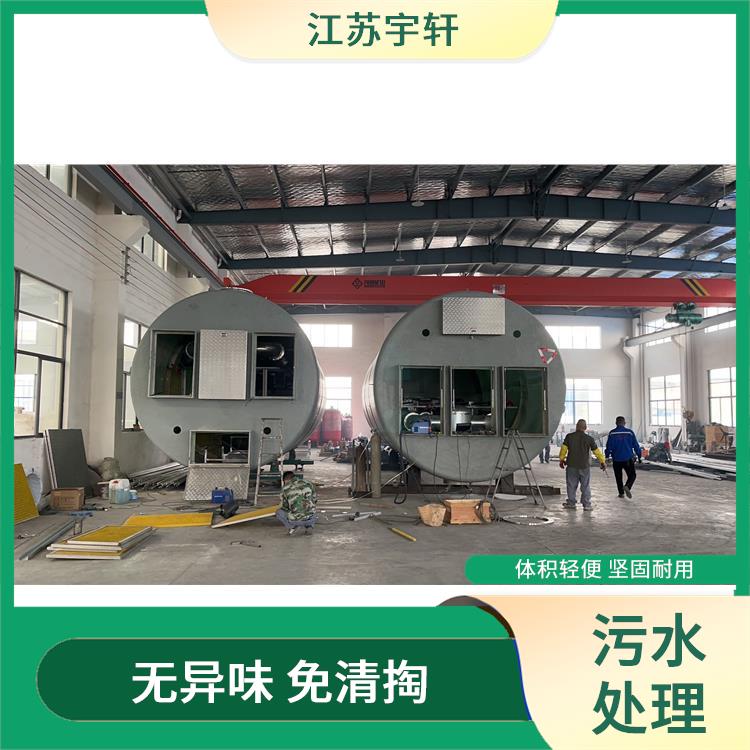 一体化提升泵站 建设周期短 设备及仪表集中在筒体中