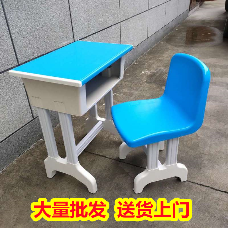 批发供应桂林阳朔学生课桌椅大图,实木的课桌椅
