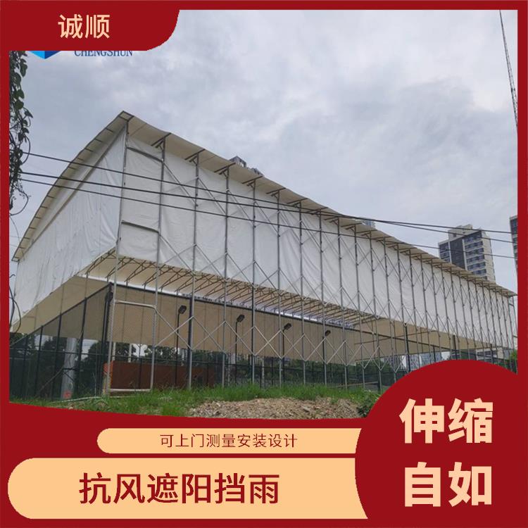 威海电动雨篷 泳池防雨遮阳蓬 包安装售后