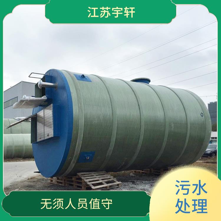 一體化污水泵站 防腐蝕能力強(qiáng) 設(shè)備及儀表集中在筒體中