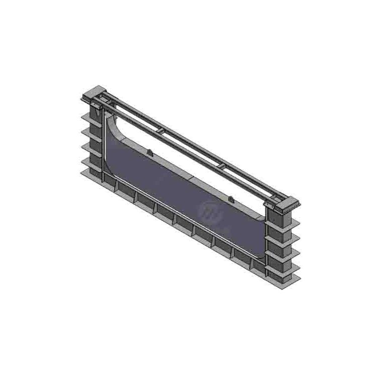 青島下開式液動堰門下開式調(diào)節(jié)堰門 下開式可調(diào)節(jié)堰門 安裝維護方便