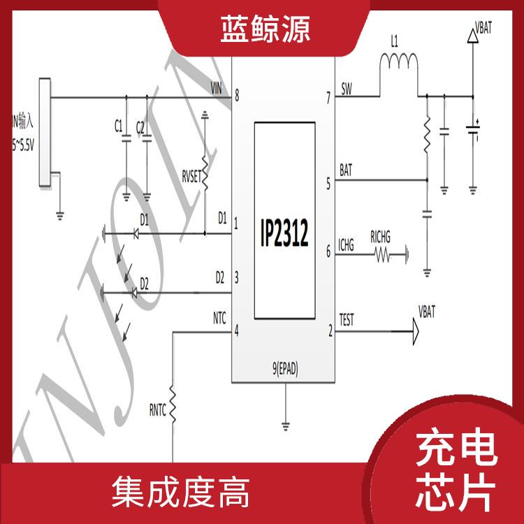 集成了多種功能模塊 能量轉(zhuǎn)換效率高 同步降壓充電芯片