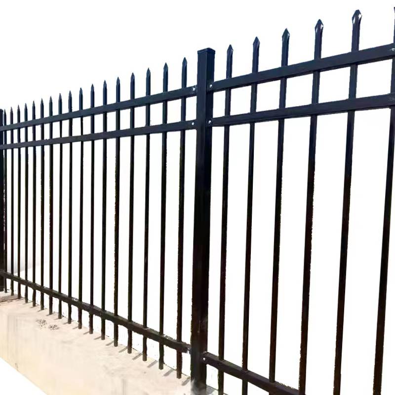 别墅锌钢护栏小区隔离护栏学校围墙栏杆工业园区围墙护栏